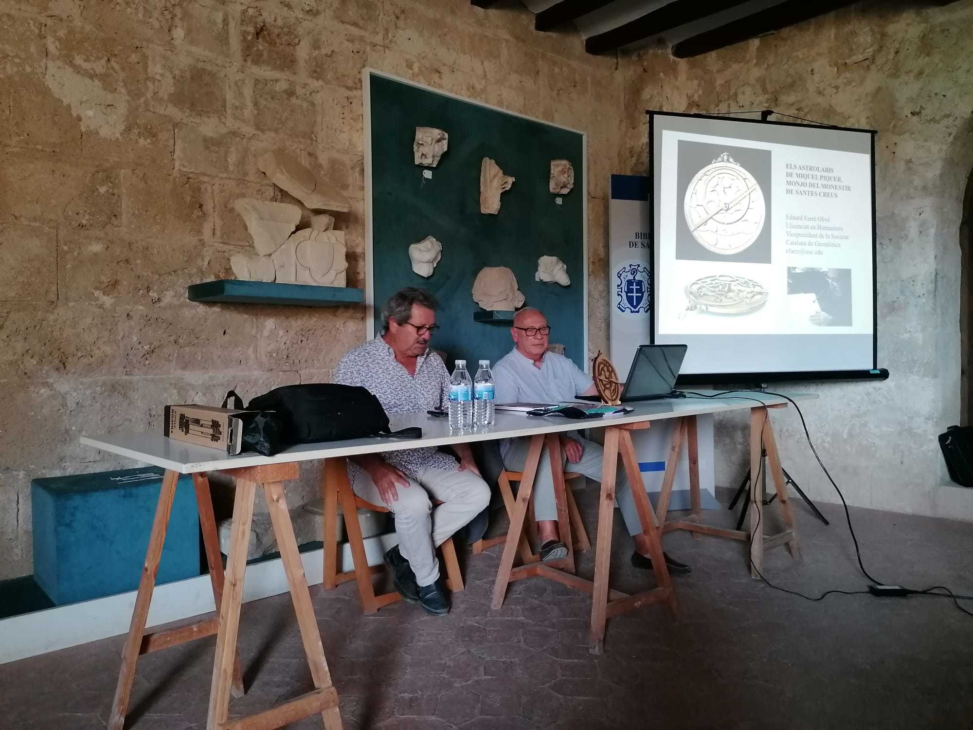 Conferència d’Eduard Farré al Reial Monestir de Santes Creus