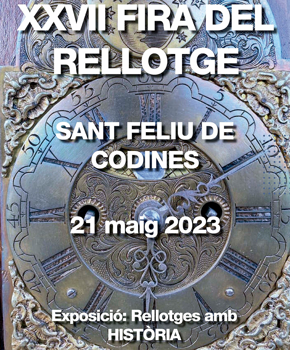 Tic tac tic tac diumenge 21 de maig la 27a Fira del Rellotge