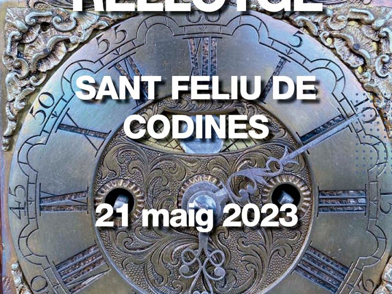 Tic tac tic tac diumenge 21 de maig la 27a Fira del Rellotge